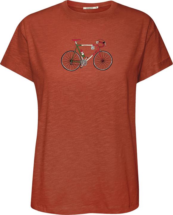 Actual product image Greenbomb Women's Bike Italy Stop T-Shirt (XS)