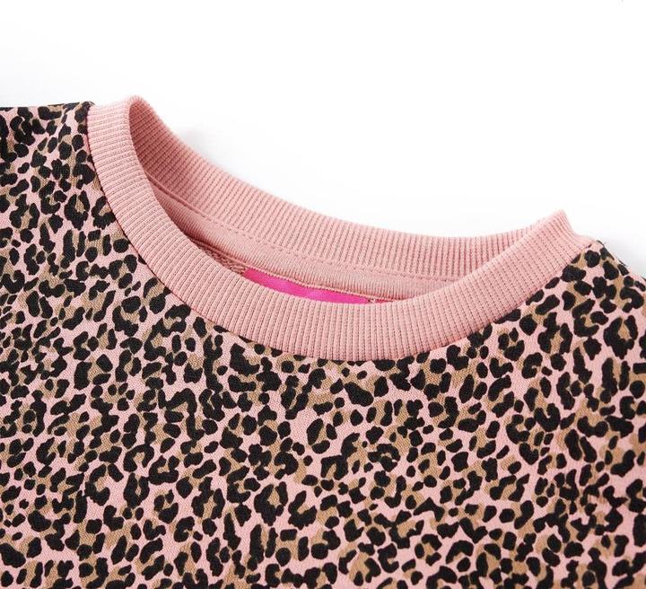 Produktbild vidaXL Kinder-Pulloverkleid Mittelrosa 116,Material: 95 (116)