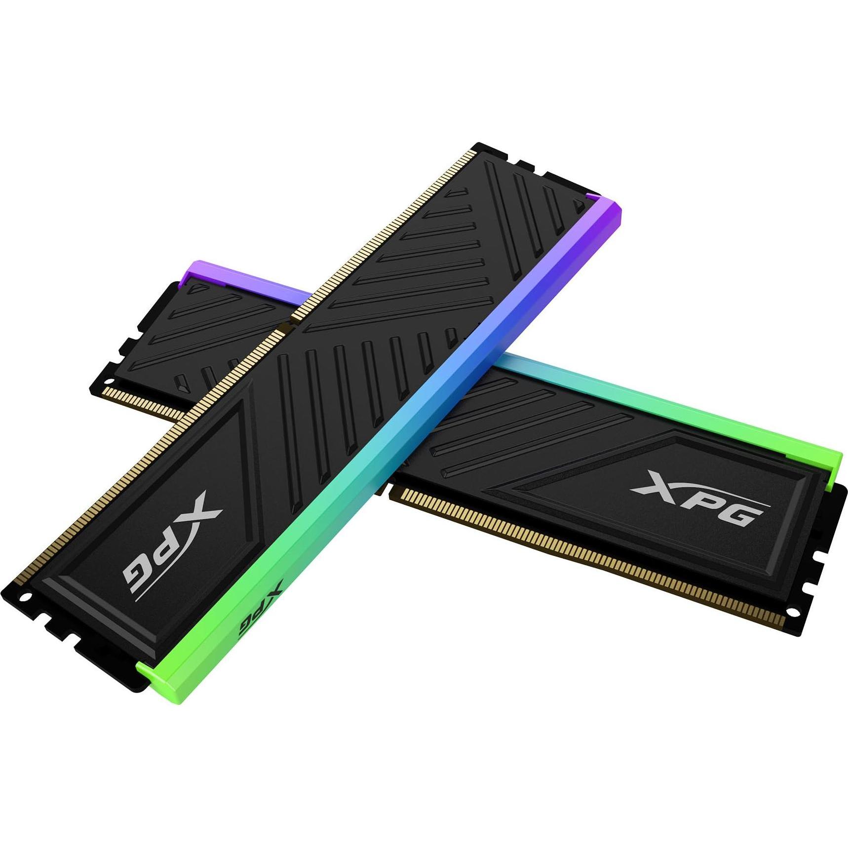 Thumbnail - Adata XPG Spectrix D35G RGB (2 x 16GB, 3600 MHz, DDR4-RAM, U-DIMM), RAM, Schwarz
