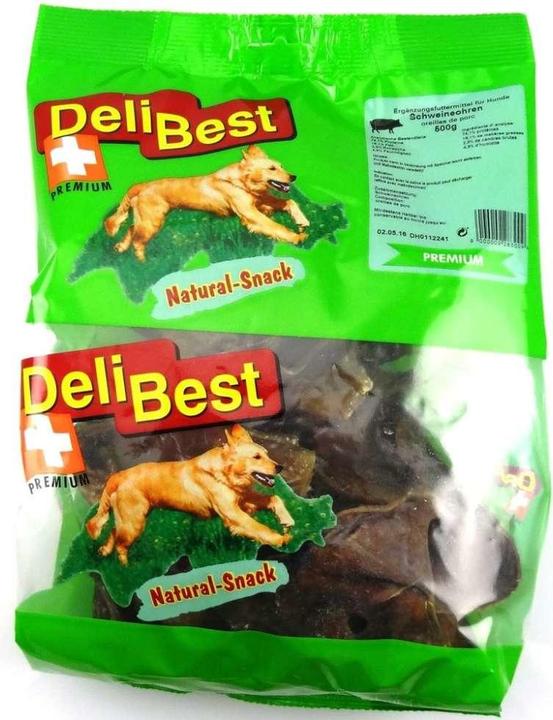 Immagine prodotto DeliBest Orecchie di maiale (Adulto, 1 pz., 500 g)