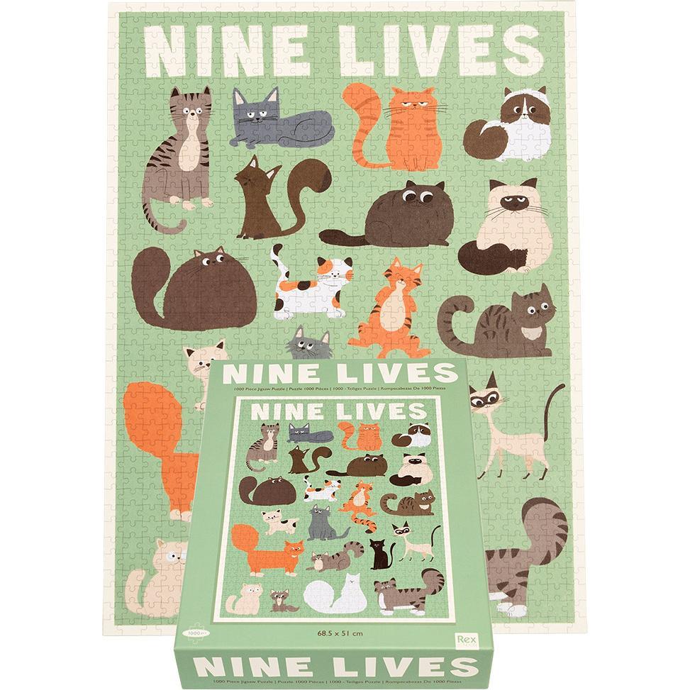 Rex London puzzle 1000 teile nine lives (1000 Teile)