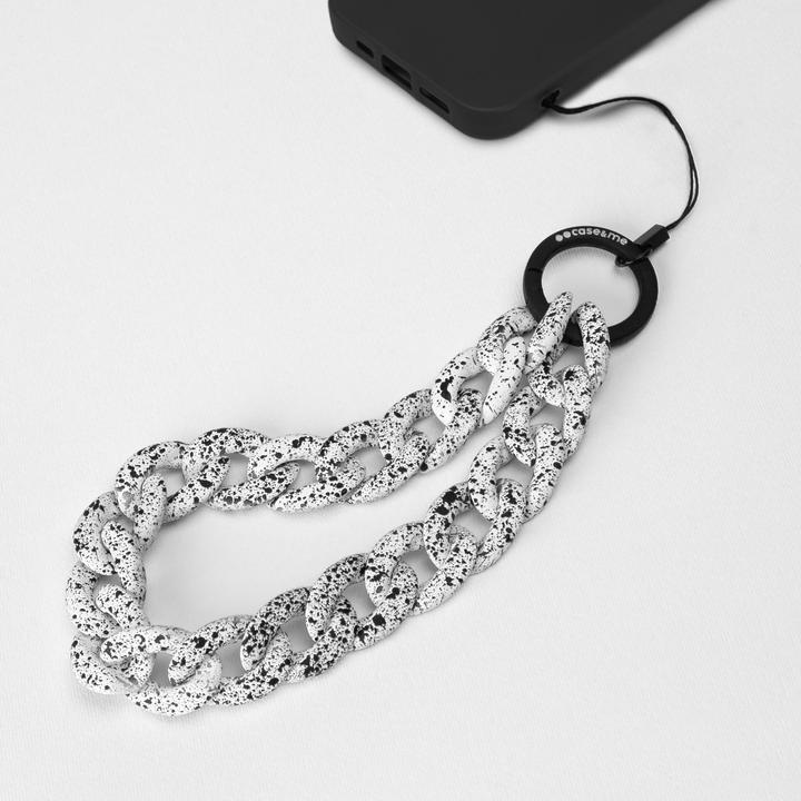 Actual product image SBS case&me Amelie Wrist chain black and white