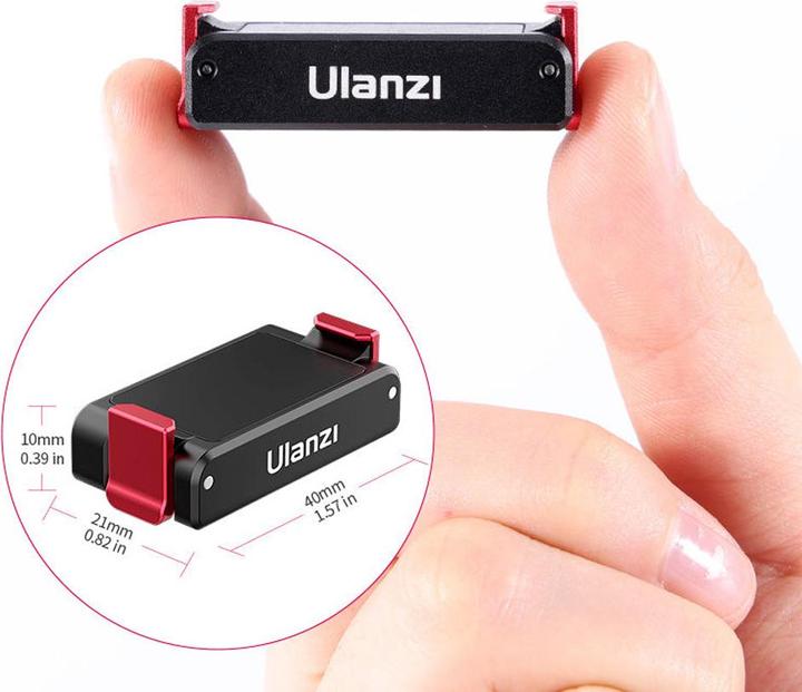 Productafbeelding Ulanzi OA-12 Magnetische Zuigvoet 1/4" (Actie 3, Dji Actie 2)