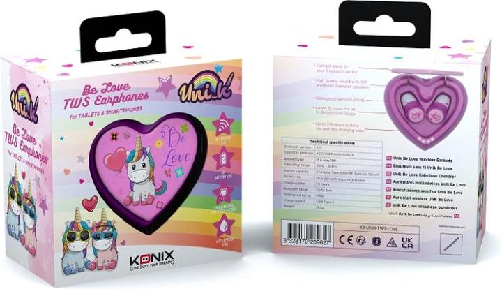 Actual product image Konix Kx Unik Be Love Tws Earphones (5 h, Wireless)