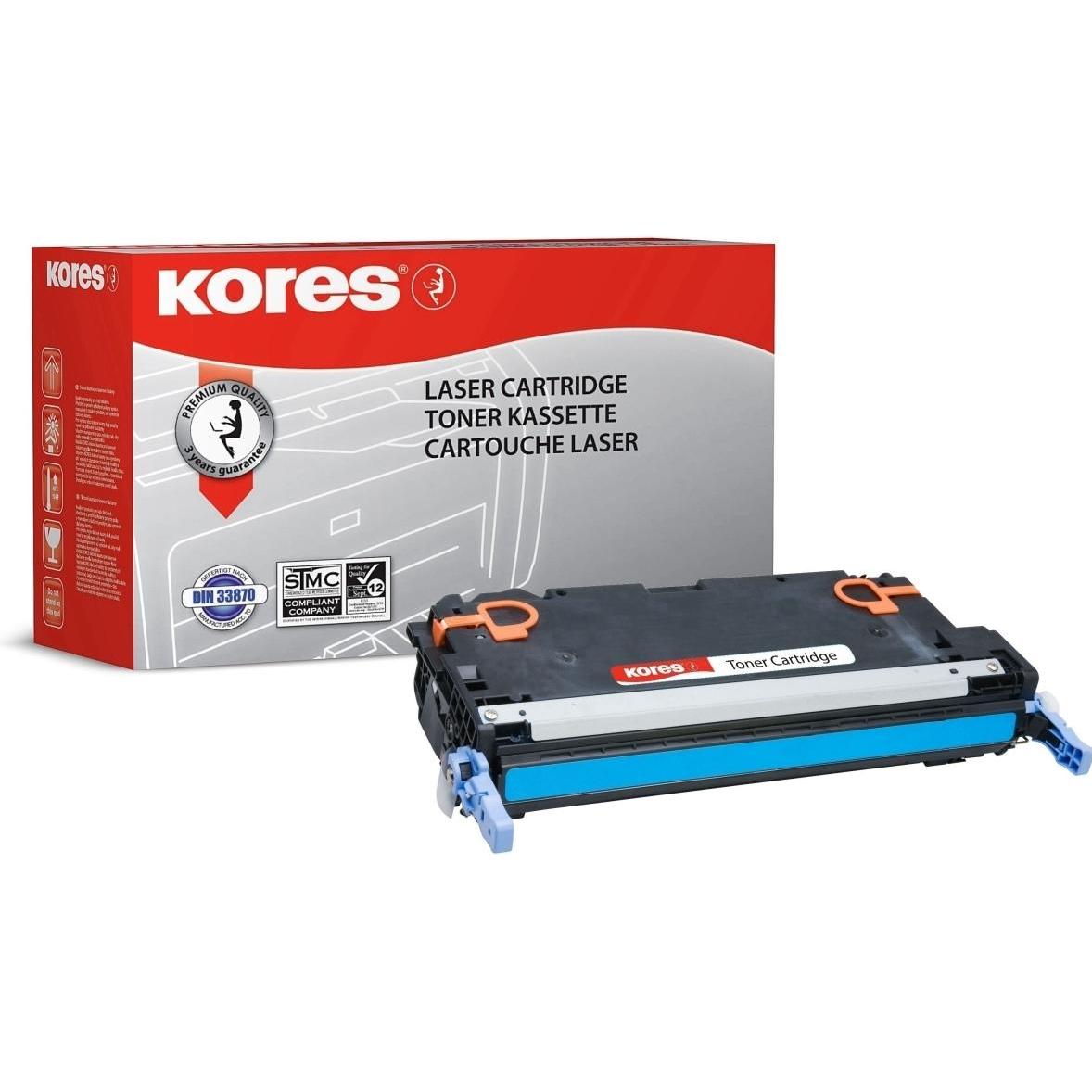 Kores, Toner, Toner G1205RBB ersetzt hp Q7581A/Canon 711C, cyan