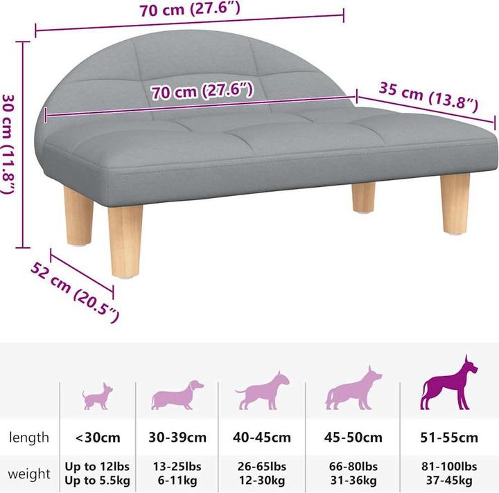 Image du produit vidaXL Hundebett (Chien)