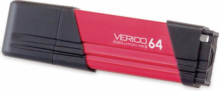Actual product image Verico USB flash drive Evolution MK-II 3.0 64GB ro EVOLUTION MK-II RED 64GB (64 GB, USB-A)