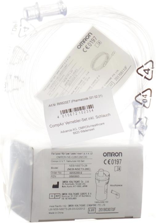 Image du produit Omron Accessoires pour inhalateurs Kit de nébulisation pour inhalateur CompAir