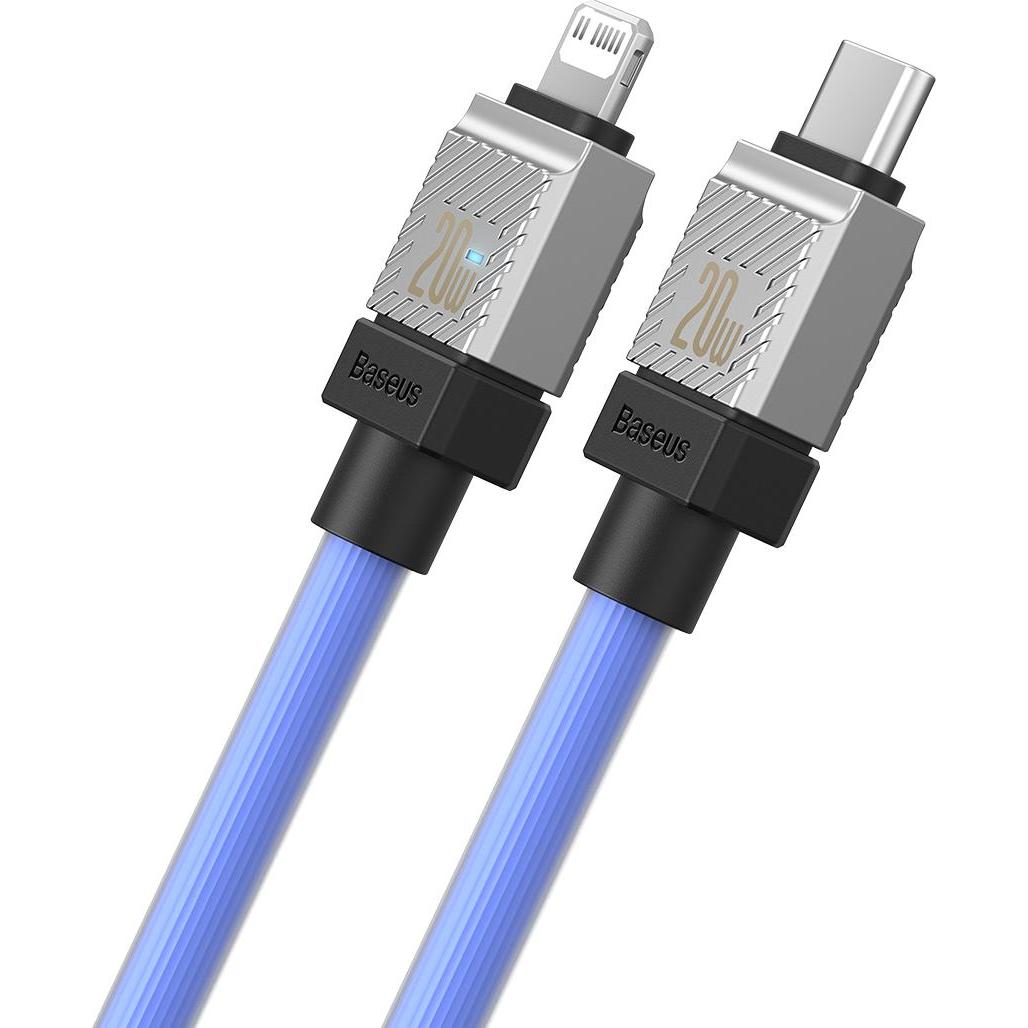 Thumbnail - Baseus Fast Charging cable USB-C to Coolplay Series 2m, 20W (purple) (2 m, USB 2.0), USB Kabel