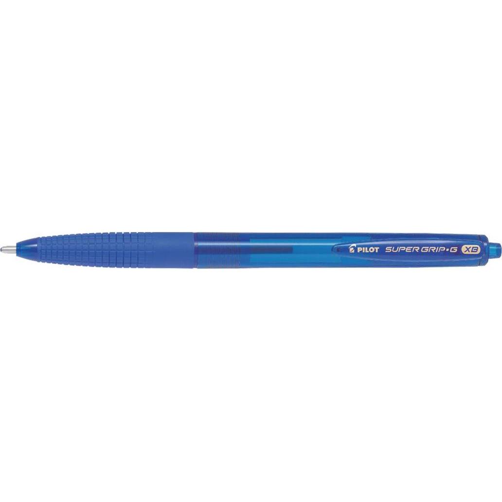 Pilot, Schreibstifte, Druckkugelschreiber SUPER GRIP G, blau (Blau, 1 x)