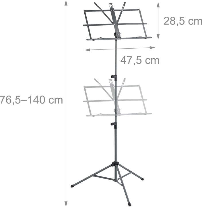 Actual product image Relaxdays Music stand