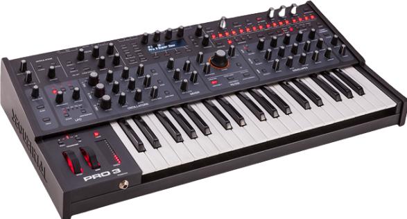 Actual product image Sequential PRO 3 synthesiser