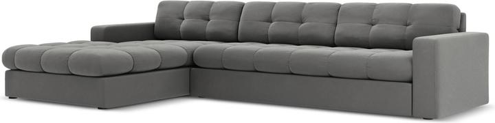 Actual product image CXL by Christian Lacroix Velvet Left Corner Sofa, "Yohan", 4 Seats, 236x160x72 Made in Europe (Corner sofa)