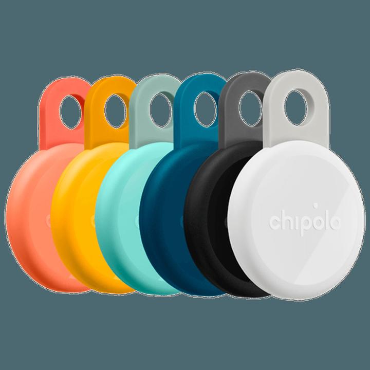 Immagine prodotto Chipolo LOOP Schwarz/Weiss/Orange/Blau/Gelb/Minze 6-Pack (Android, iOS)