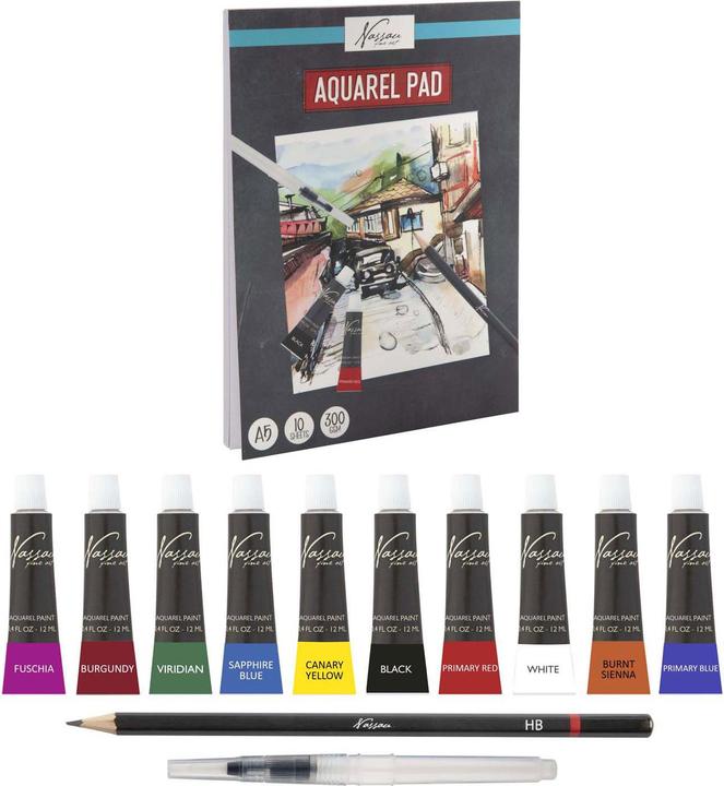 Actual product image Grafix Watercolour paint box, 13 pcs.