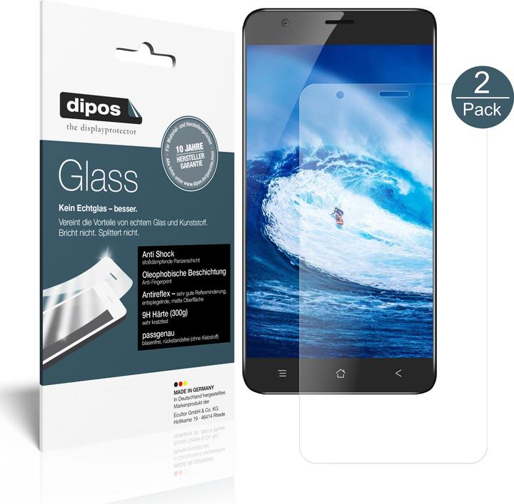 Produktbild Dipos Displayschutz Anti-Shock (2 Stk., Blackview E7s)
