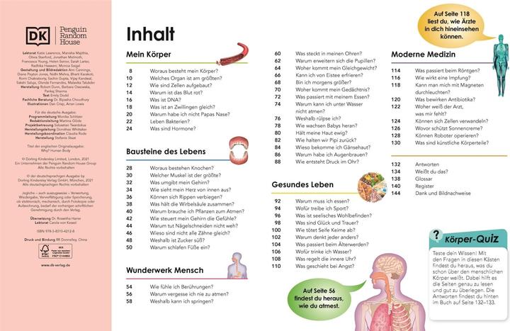 Actual product image Weshalb? Deshalb! Körper (German, Emily Dodd, 2021)