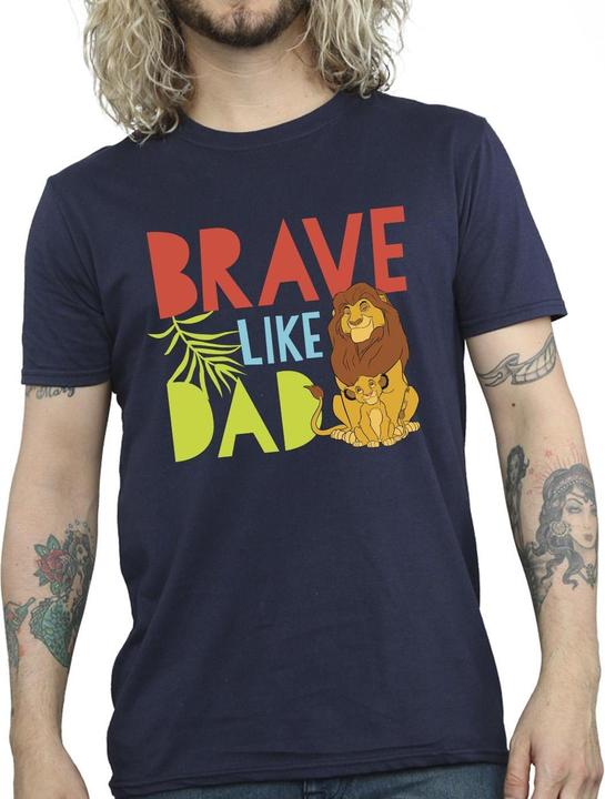 Image du produit Disney - T-shirt THE LION KING BRAVE LIKE DAD - Homme (M)
