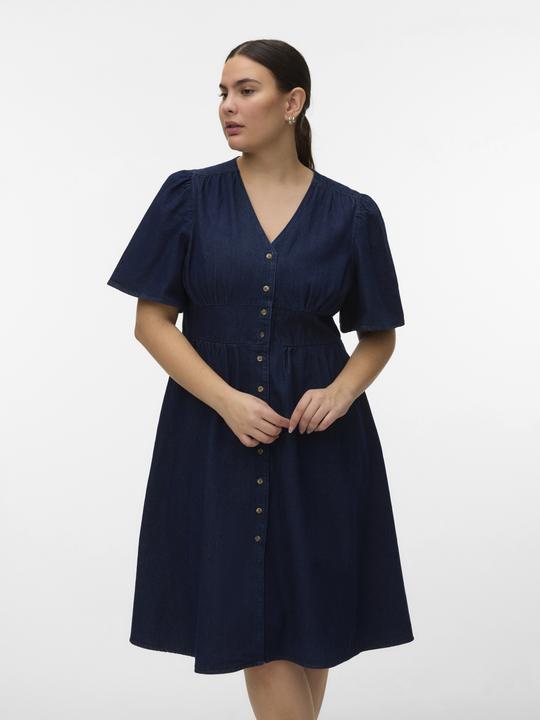 Image du produit Vero Moda VMCMELANEY Midikleid Jeanskleid (48)