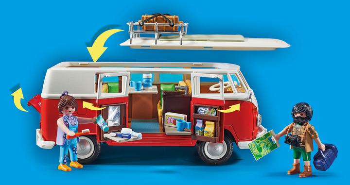 Actual product image Playmobil Volkswagen T1 Camping Bus (70176, Playmobil Volkswagen)