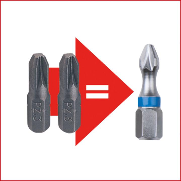 Immagine prodotto KS Tools 1/4" TORSIONpower Bit Box (Croce Pozidriv PZ M1, Croce Pozidriv PZ M2, Croce Pozidriv PZ M3)