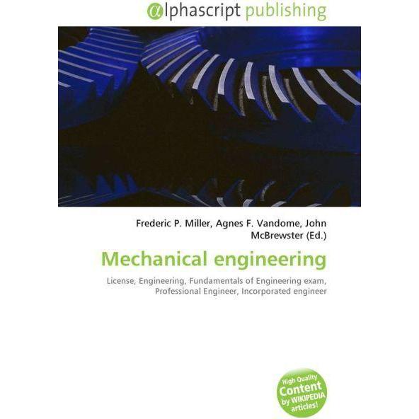 Thumbnail - Mechanical engineering, Fachbücher von Agnes F. Vandome, Frederic P. Miller, John McBrewster