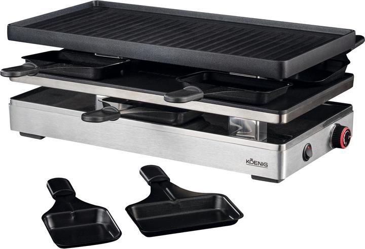 Actual product image Koenig Pizza-Raclette-Grill 4-in-1
