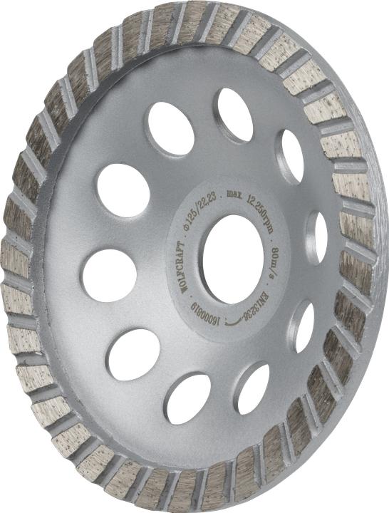 Produktbild wolfcraft 1 Diamant-Schleiftopf Stand. ø125x22,2mm