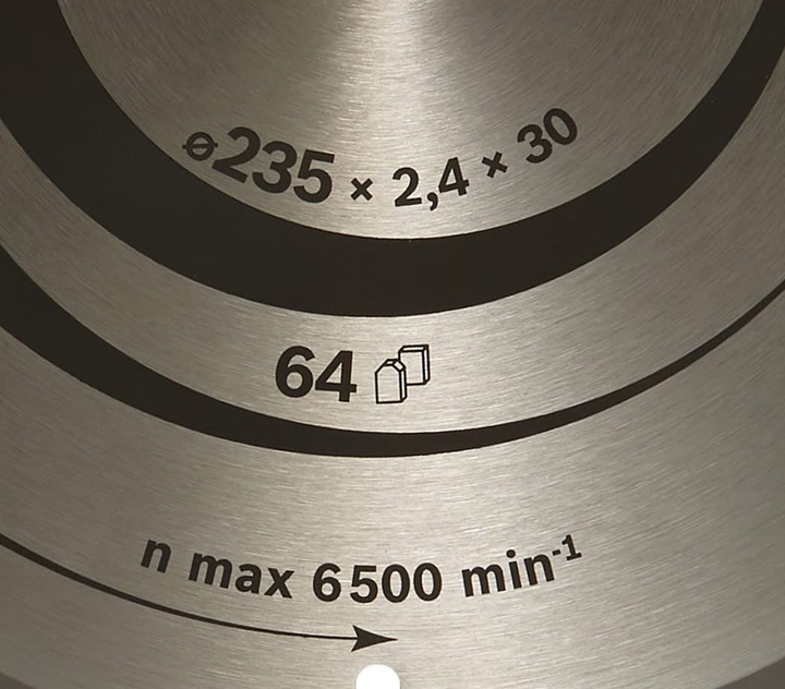 Immagine prodotto Bosch Professional Zubehör Lama circolare PRO Multi Material, 235 x 2,4 x 30 mm