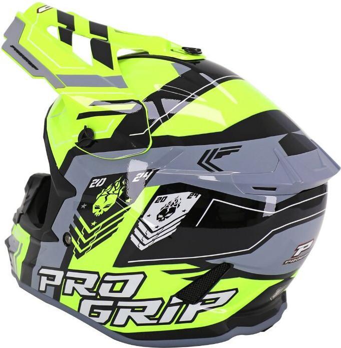 Produktbild ProGrip Motorrad-Cross-Helm (56 cm, L)