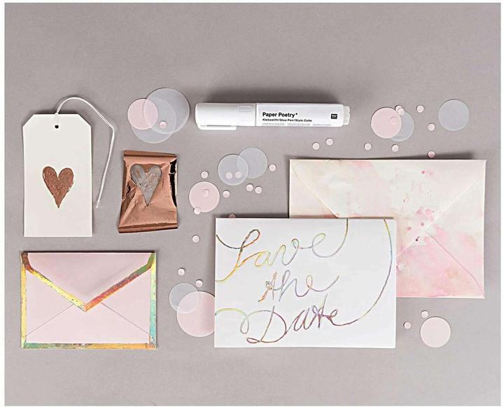 Produktbild Rico Design Paper Poetry Essentials Umschlag C7 Rosa, Position (C7, 50x)