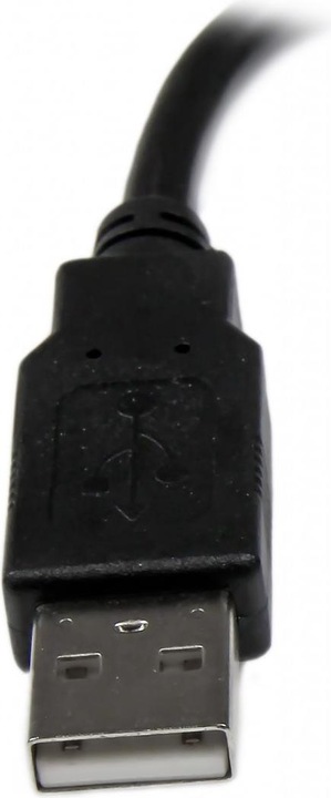 Produktbild StarTech USB 2.0 Verlängerung 15cm - USB-A Verlängerungskabel Stecker auf Buchse - Schwarz (0.15 m, USB 2.0)