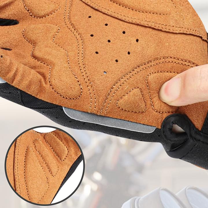 Produktbild Avizar West Biking Sporthandschuhe & Touchscreen-Handschuhe, Grösse XS - Schwarz / Braun (XS)