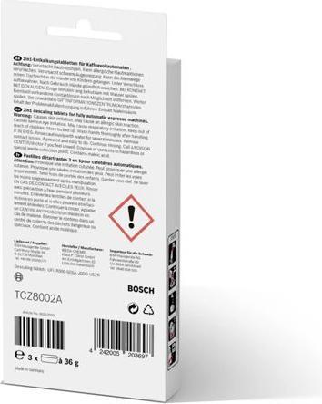 Immagine prodotto Bosch Hausgeräte TCZ 8002 A