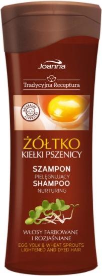 Joanna Eigelb und Weizensprossen, Haarshampoo, 300 ml (Hit) (300 ml, Flüssiges Shampoo)