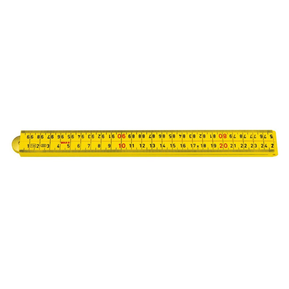 Sola, Lengte Meetinstrument, 53035101 HK1/4/G12 Zollstock Kunststoff 1m (1 m)