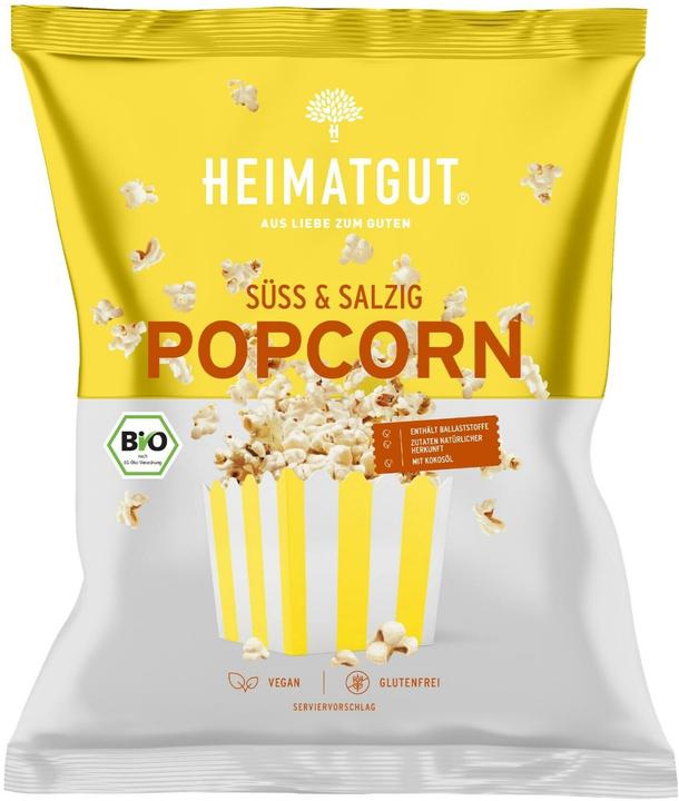 Produktbild Heimatgut Popcorn Süss & Salzig Bio (90 g, 1 Stk.)