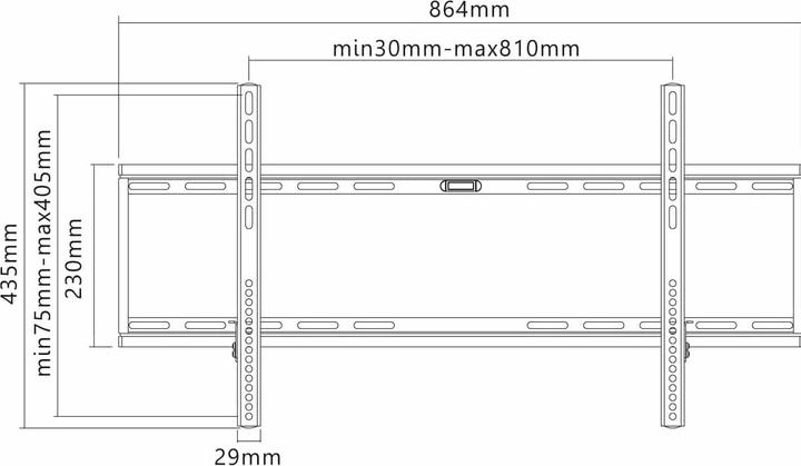Nutritional values and ingredients Goobay Basic Fixed (Wall, 75 kg, 43" - 100")