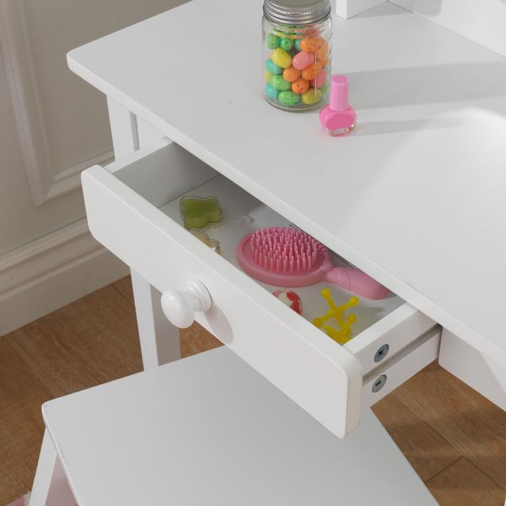 Produktbild KidKraft Mittlere Eitelkeit und Hocker (Kinderhocker)