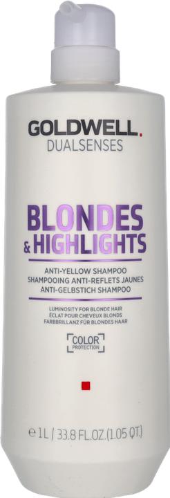 Produktbild Goldwell Dualsenses Blondes & Highlights Anti-Yellow Shampoo szampon do włosów blond (1000 ml, Flüssiges Shampoo)