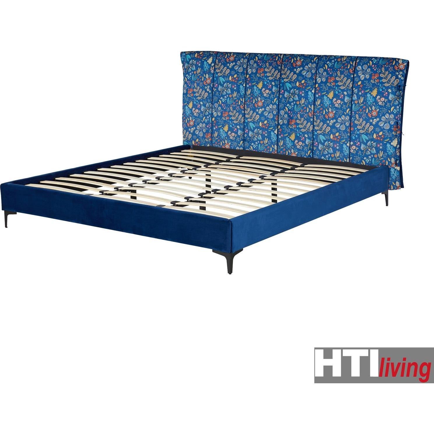 Thumbnail - HTI-Living, Bett, Doppelbett 180 x 200 cm Roxbury Blue Fantasy (180 x 200 cm)