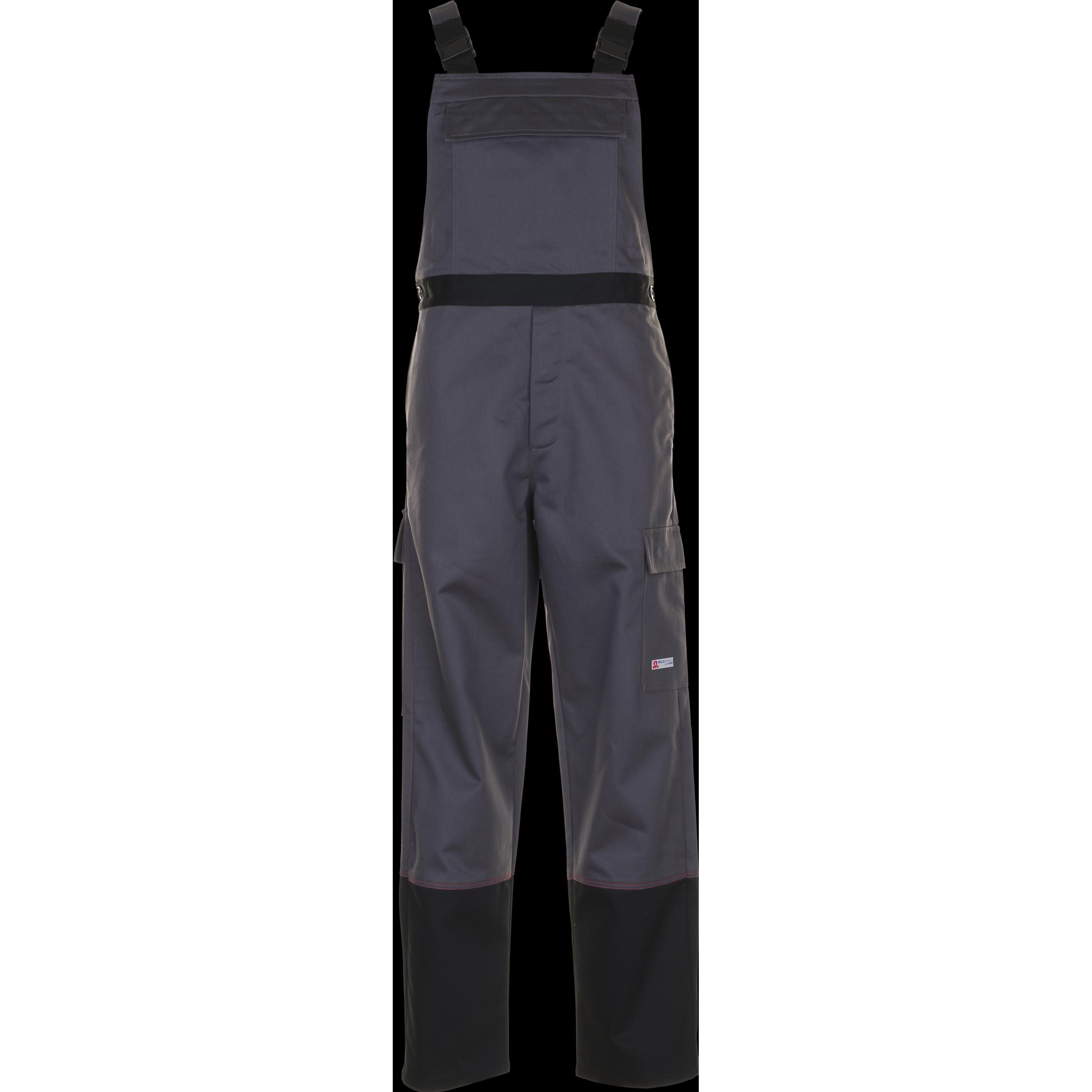 Thumbnail - Planam, Arbeitshose, Schweisserschutzlatzhose Weld Shield Grösse 48 grau/schwarz (48)