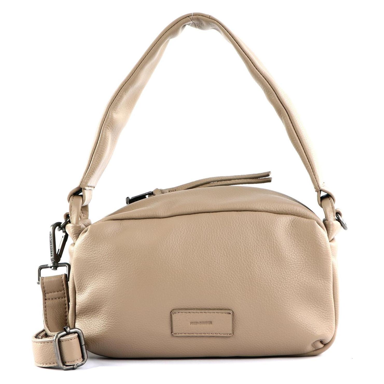 FredsBruder, Damen, Handtasche, Fosa Crossbody, Grau, Beige