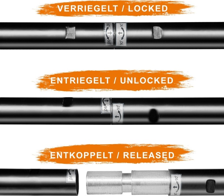 Produktbild Walimex Teleskop XXL Hintergrundsystem, 1.9-4.65m (465 cm, 400 cm)