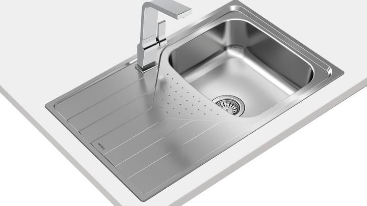 Immagine prodotto Teka Zlewozmywak UNIVERSE 45 T-XP 1B 1D REV W/OVF SP (Lavandino montato in alto, 79 cm, 50 cm)