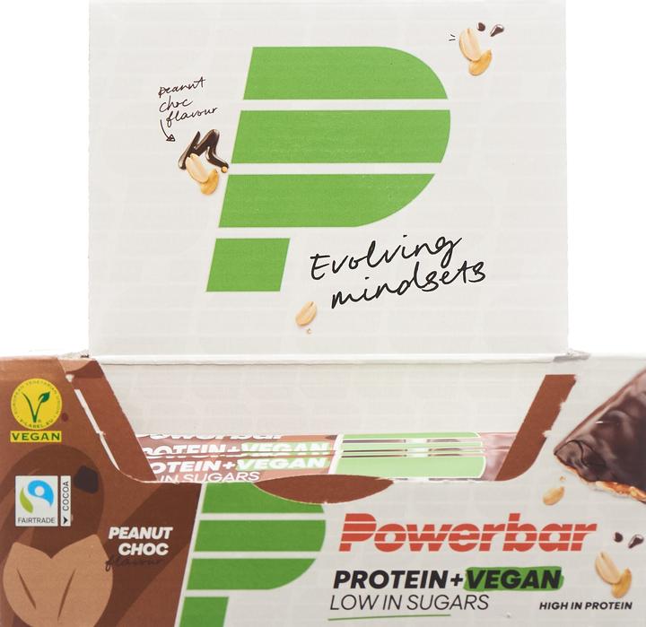 Immagine prodotto Powerbar Proteine Plus a basso contenuto di zuccheri Vegan (Arachide, Cioccolato, 1 pz., 504 g)