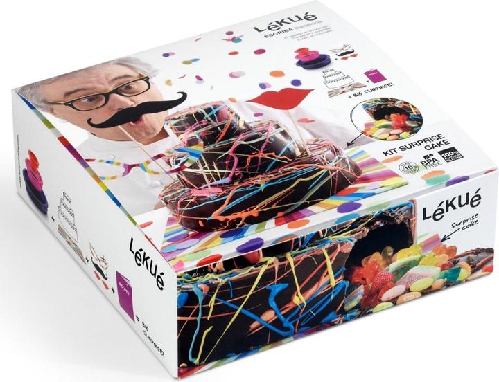 Actual product image Lékué cake kit