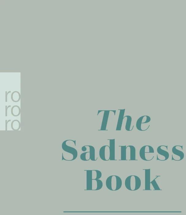 Actual product image The Sadness Book (German, Elias Baar, 2023)