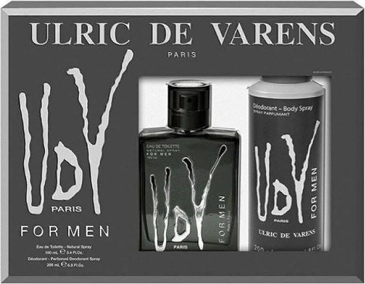 Actual product image Ulric De Varens Black Eau de Toilette Vapo Set (Eau de toilette, 200 ml)