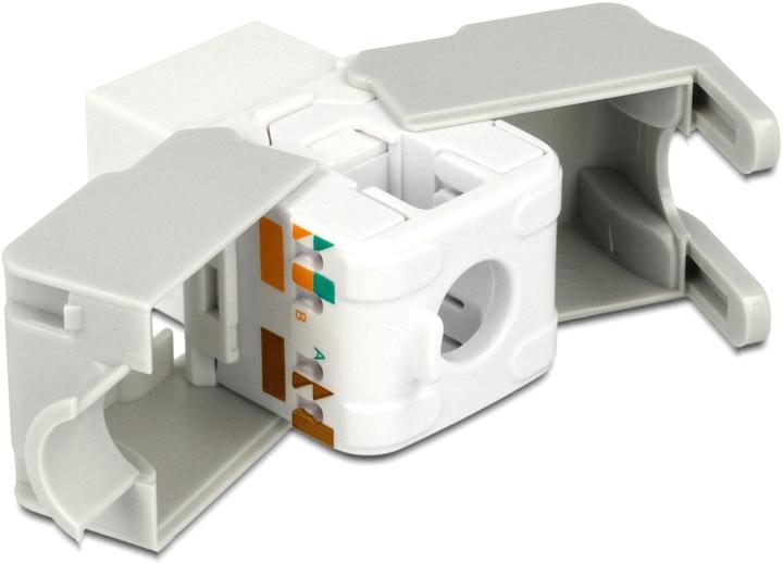 Actual product image Delock Keystone module Cat.6, UTP, white (Keystone module)
